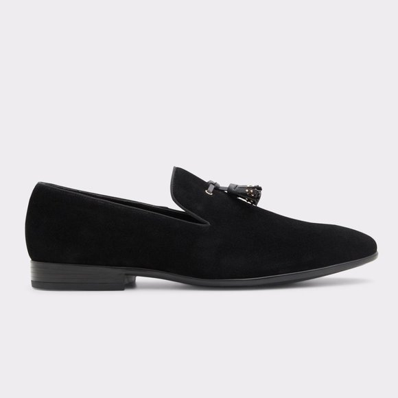 NWOB Aldo Croham Black Suede Tassel Loafer main image 7